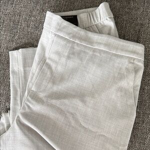 Banana Republic Light Gray Pull-On Ankle Pants w/ elastic waist.  Sz. 14